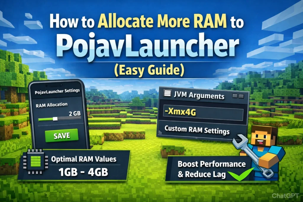 How to Allocate More RAM to PojavLauncher (Easy Guide)